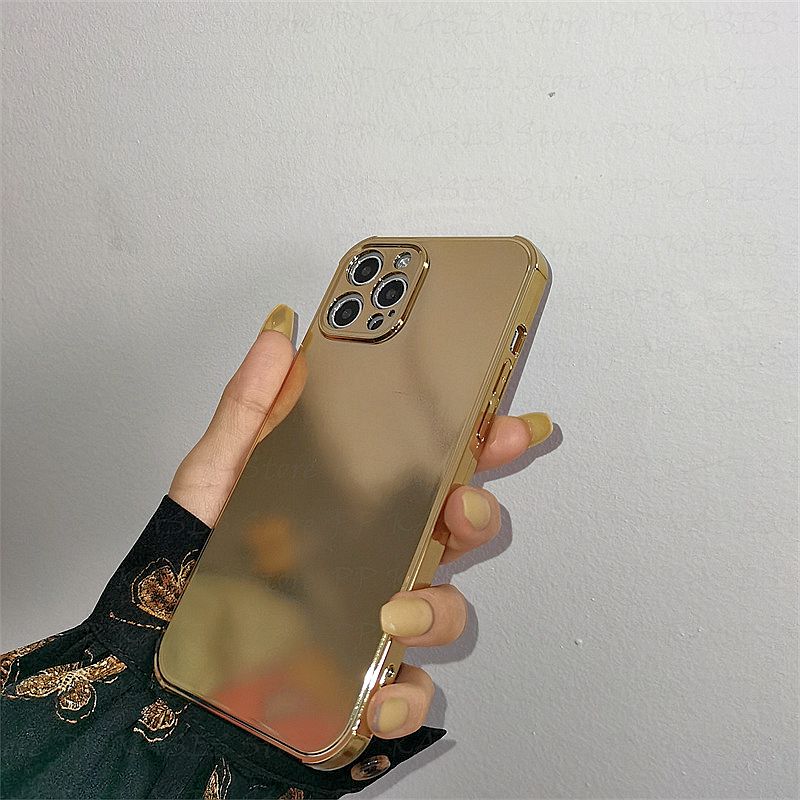 Luxury Gold Plated Electroplated iPhone Case 13 / 13 Mini / 13Pro / 13 Pro Max