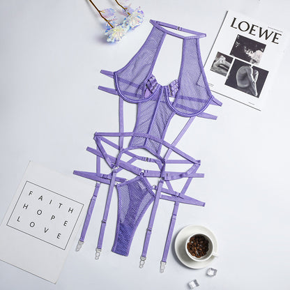 Sensual Transparent Bandage Lingerie Set