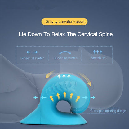 Neck Shoulder Stretcher Relaxer Pillow  for Pain Relief Cervical Spine Alignment