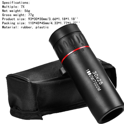 Mini Monocular Telescope Dual Focus Zoom Binoculars