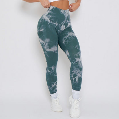 Lightning Marble Scrunch Butt Leggings