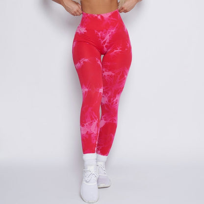 Lightning Marble Scrunch Butt Leggings