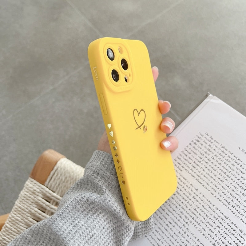 Soft Love Heart iPhone Case 13 / 13Pro / 13 Pro Max