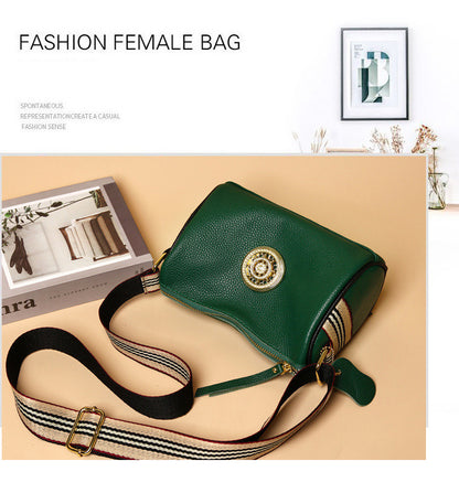 Genuine Leather Shoulder Sling Handbag