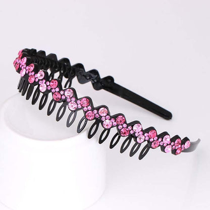 Fashion Pearl Non-Slip Rhinestone Hairbands