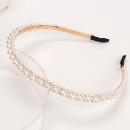 Fashion Pearl Non-Slip Rhinestone Hairbands