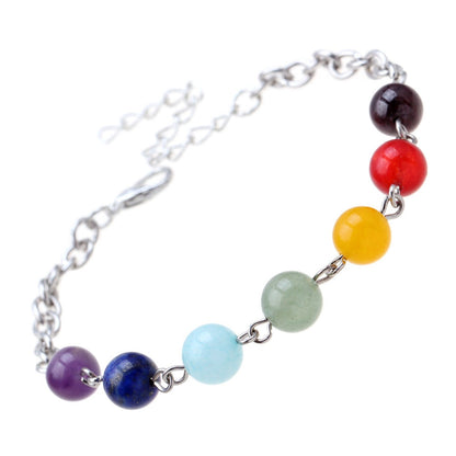 7 Chakras Reiki Healing Stone Bracelet