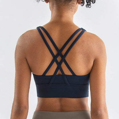 Sexy X Back Strap Sports Bra Sexy Top