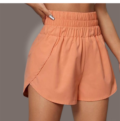 Elastic Waist Sports Shorts