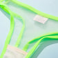 Neon Green Fetish Transparent Lingerie Set