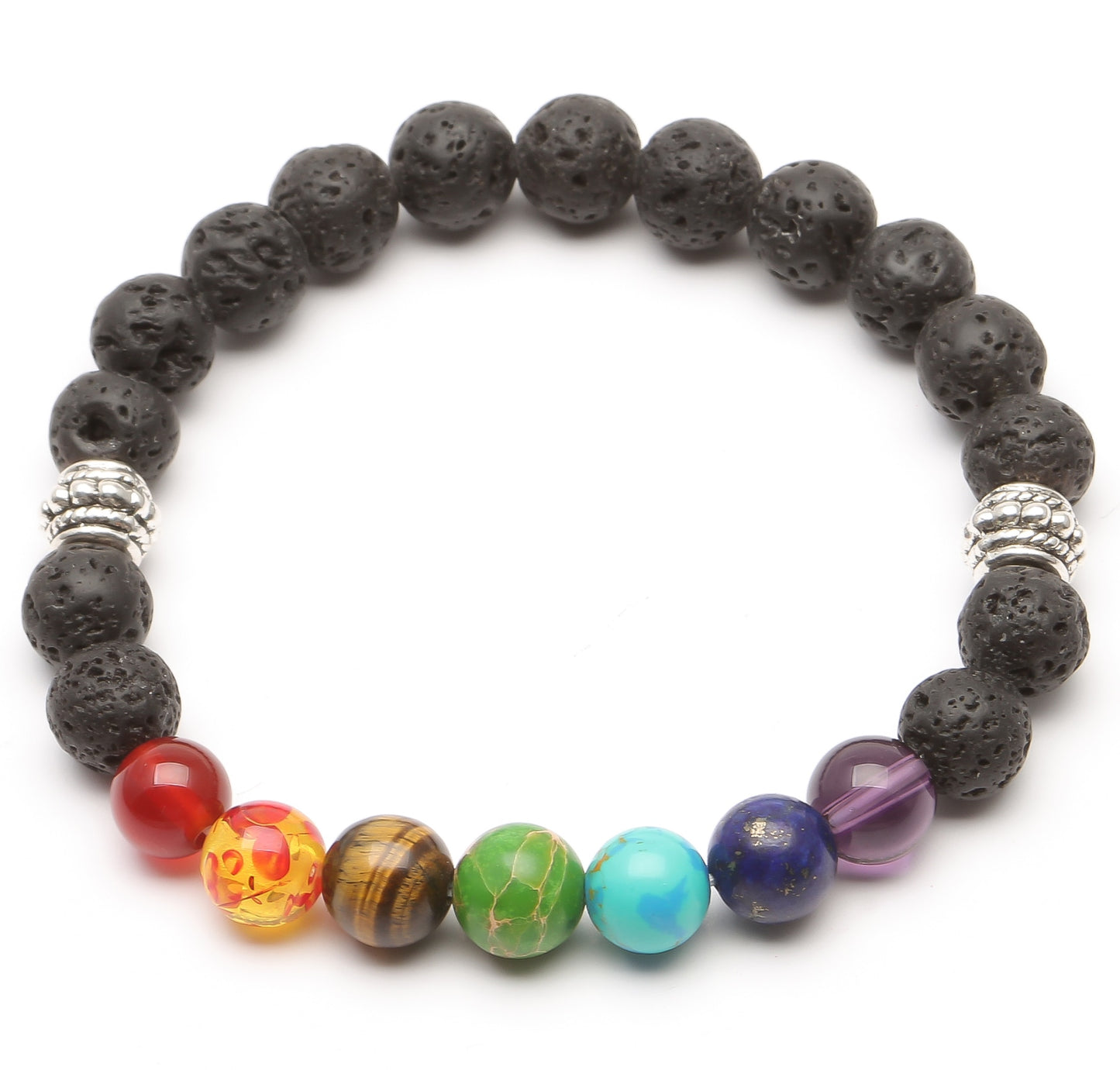 7 Chakras Reiki Healing Stone Bracelet