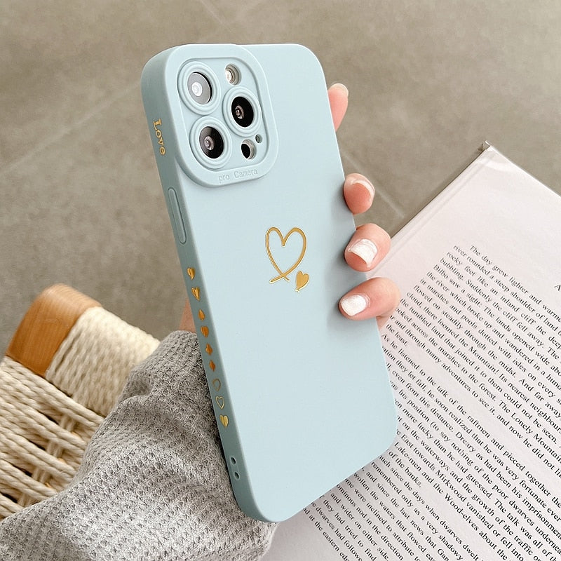 Soft Love Heart iPhone Case 13 / 13Pro / 13 Pro Max