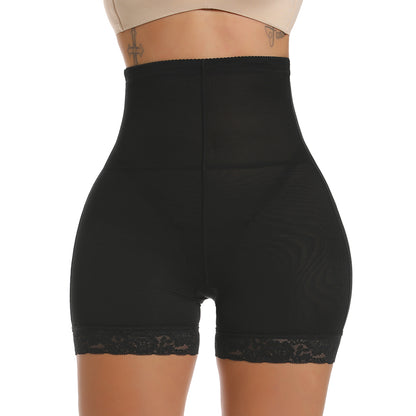 High Waist Padded Butt Lifter Lace Shaper Shorts