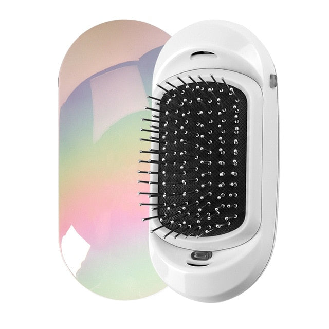 Ionic Electric Hair Brush For Hair Frizz Removal, Scalp Massage & Detangle