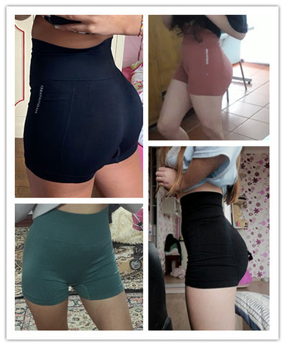 Seamless High Waist Fitness Sports Shorts