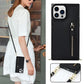 Square Zipper Leather Crossbody iPhone Case 13 / 13 Mini / 13Pro / 13 Pro Max