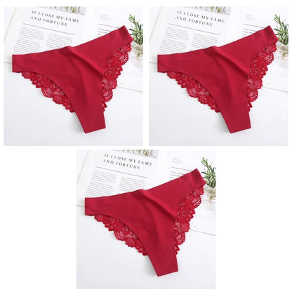 3pc/Set Sexy Floral Lace Panty