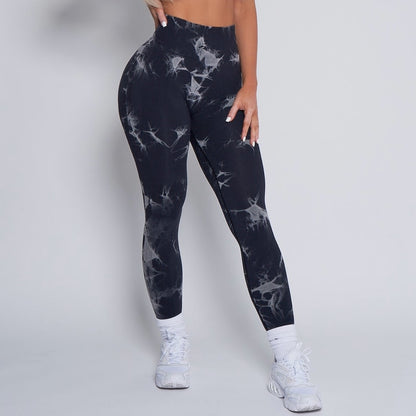 Lightning Marble Scrunch Butt Leggings