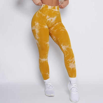 Lightning Marble Scrunch Butt Leggings