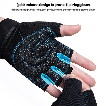 Fitness Gym Gloves For Weight Lifting,  Body Building Training,  Sports Exercise Cycling Sport Workout