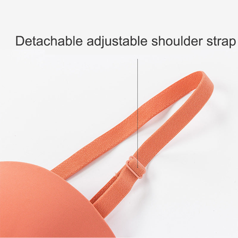 Detachable Adjustable Shoulder Strap Seamless Push Up Bra