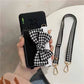 Luxurious Handbag Back Card Slot Lanyard iPhone Case 13 / 13Pro / 13 Pro Max
