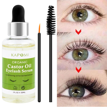 Natural Castor Oil Eyelashes Growth Serum