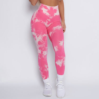 Lightning Marble Scrunch Butt Leggings