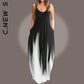 O-neck Sleeveless Floor-length Dress