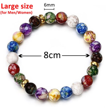 7 Chakras Reiki Healing Stone Bracelet