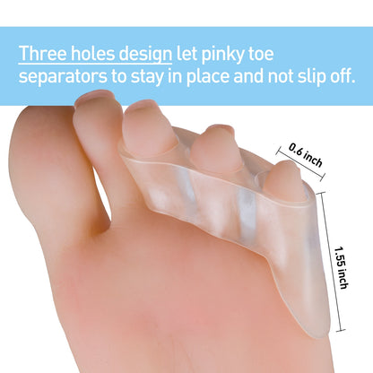 Three-Hole Little Toe Bunion Foot Care Straightener 2pc/Set