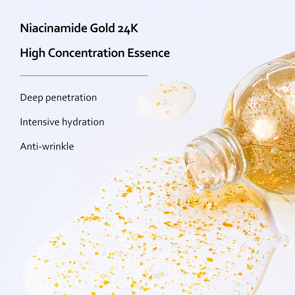 24K Gold Niacinamide Face Essence Serum