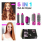 5 In 1 Hair Dryer Styler, Hair Straightener, Hair Curler Air Wrap Brush Styling Tool