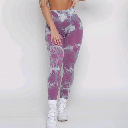 Lightning Marble Scrunch Butt Leggings