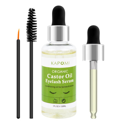 Natural Castor Oil Eyelashes Growth Serum