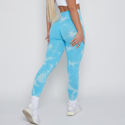 Lightning Marble Scrunch Butt Leggings