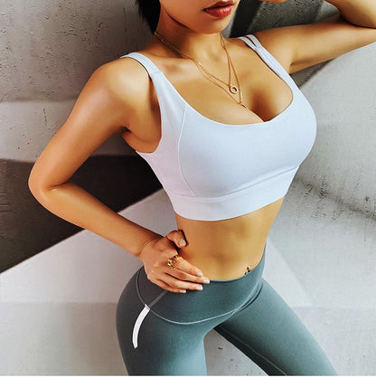 CrossX Sexy Sports Bra Fitness Yoga Tank Crop Top