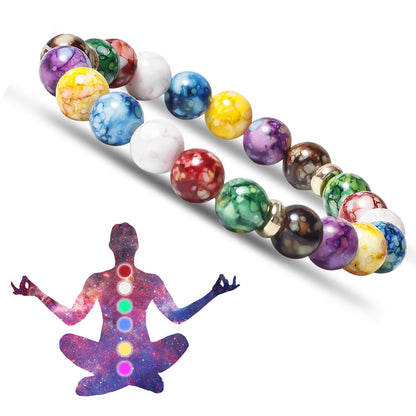 7 Chakras Reiki Healing Stone Bracelet