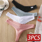 3Pcs/Set G-String Cotton Thongs
