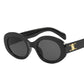 Retro Oval Small Frame Sunglasses