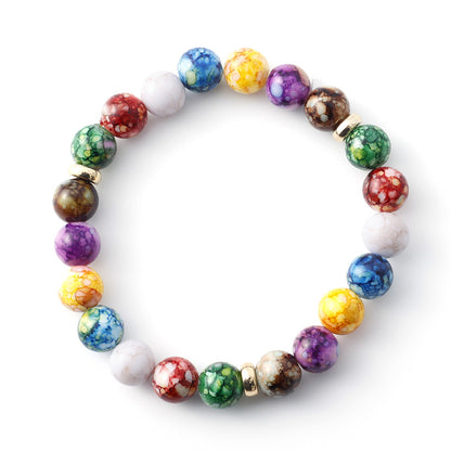 7 Chakras Reiki Healing Stone Bracelet