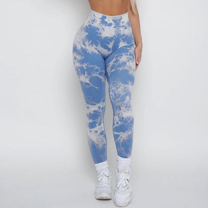 Lightning Marble Scrunch Butt Leggings