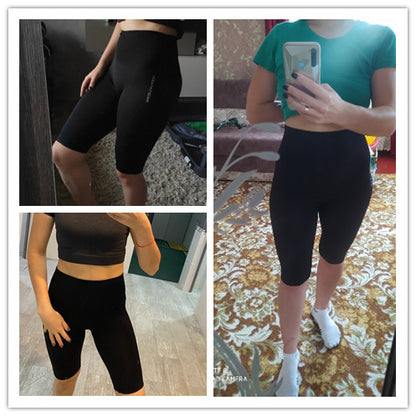 Seamless High Waist Fitness Sports Shorts