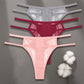 3pc/Set Sexy Double Strap G-string Thong Panties