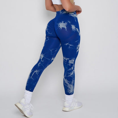 Lightning Marble Scrunch Butt Leggings