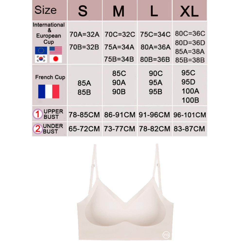 Deft Invisible Seamless Backless Bra