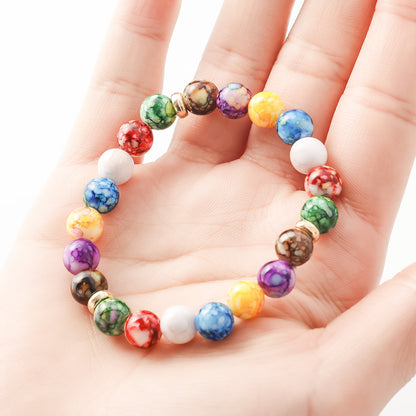 7 Chakras Reiki Healing Stone Bracelet