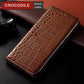 Crocodile Genuine Leather Case For iPhone 13 / 13 Mini / 13Pro / 13 Pro Max