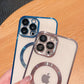 Luxury Plating Clear Logo Hole iPhone Case 13 / 13 Mini / 13Pro / 13 Pro Max