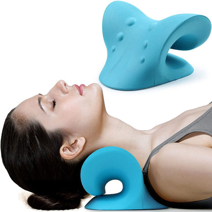 Neck Shoulder Stretcher Relaxer Cervical Spine Massage Pillow